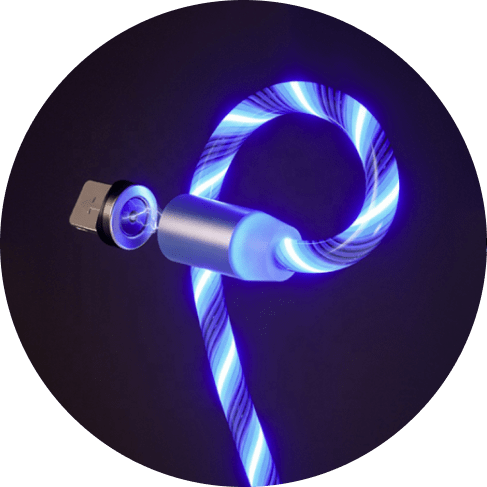 blue led 3-in-1 usb charging cord - detrenda - 62790 b98d234283d9bf7329c2f3115152b959