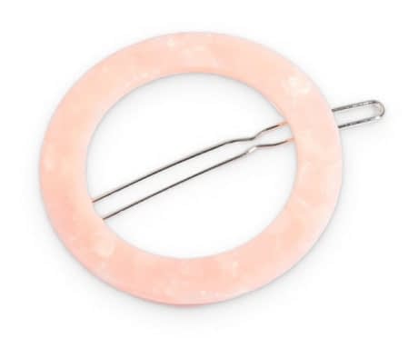 pink circle hair clip - detrenda - 61745 fd5580d64498bb5607f8c5a409a2e106