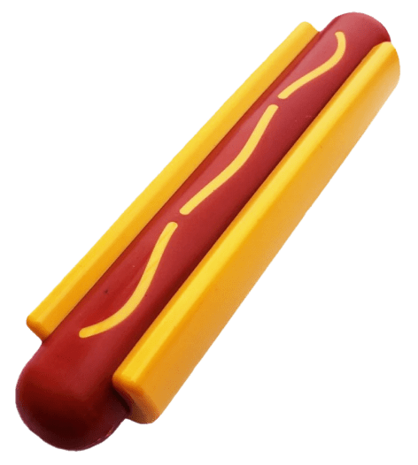 nylon hot dog chew toy - detrenda - 52599 9a404acaff8ca01bb15eb91ea614474f