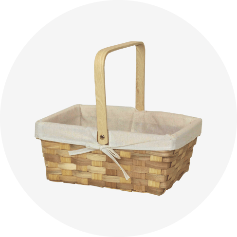 rectangular woodchip picnic basket - detrenda - 51729 4ca91feb2383b965290e0c1709be0045