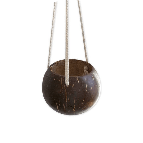 coconut macrame hanging planter - detrenda - 52851 4606620acef60dd7bde02a30031cca4b
