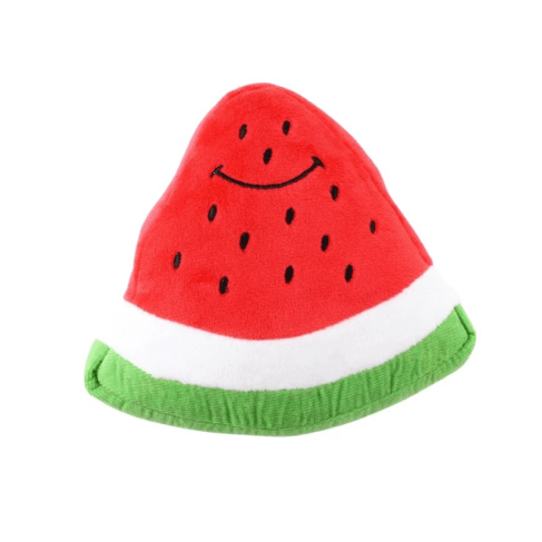 smiley watermelon squeaker plush dog toy - detrenda - 52900 4352d738b584d87fa386ba67656403e5