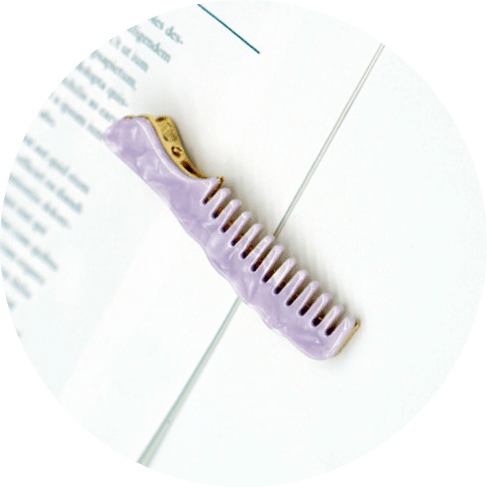 lavender comb hair clip - detrenda - 61756 2861f6ed14b8d6a598d0f31708e1cdcc