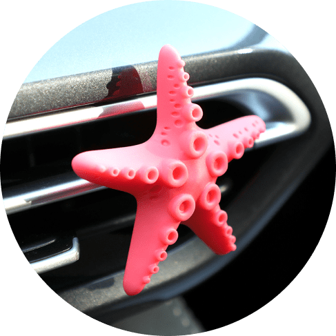 mini starfish car vent air freshener - detrenda - 62217 92e186d3033fb438ece3f5ed49750bc8