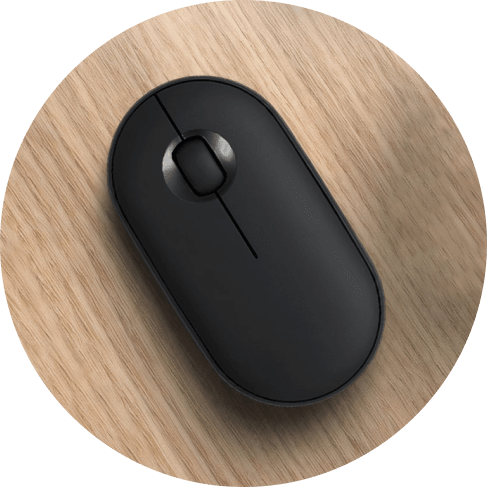 black ergonomic wireless mouse - detrenda - 62525 35cb1b19881c06e40406eadb2fc25350