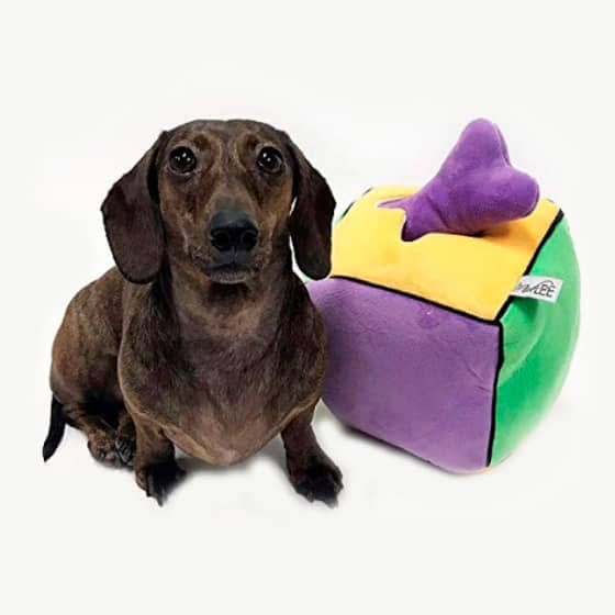 plush find a bone cube dog toy - detrenda - 52766 dcfc1ea6f10090008b1c9f707d518146
